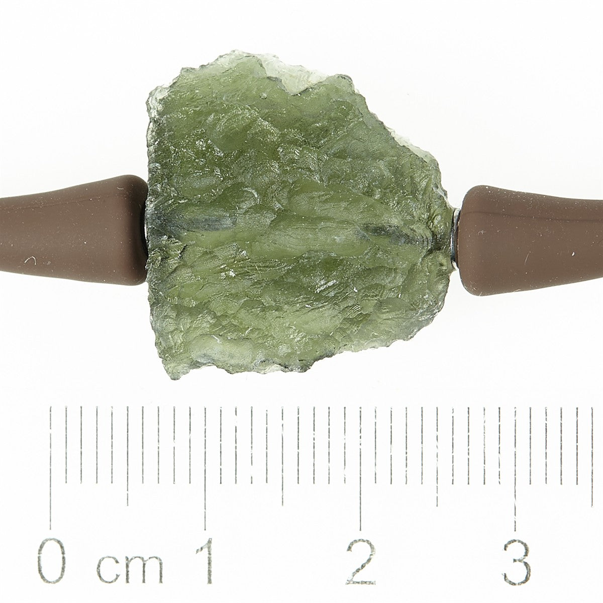 Bracelet with moldavite 11341