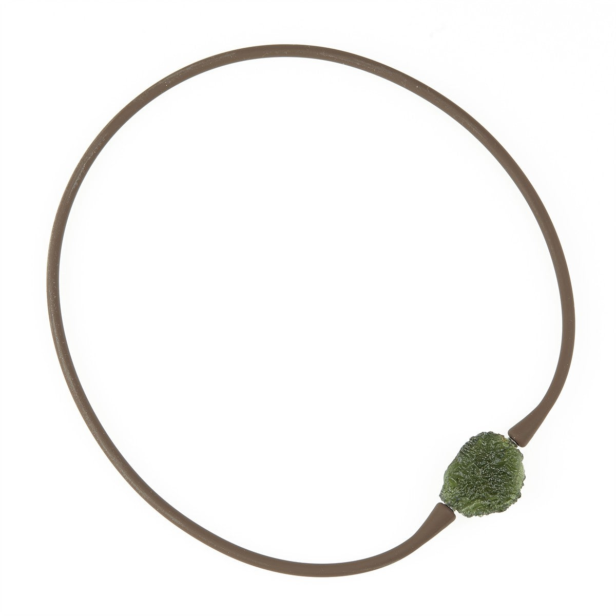 Necklace with moldavite 11344