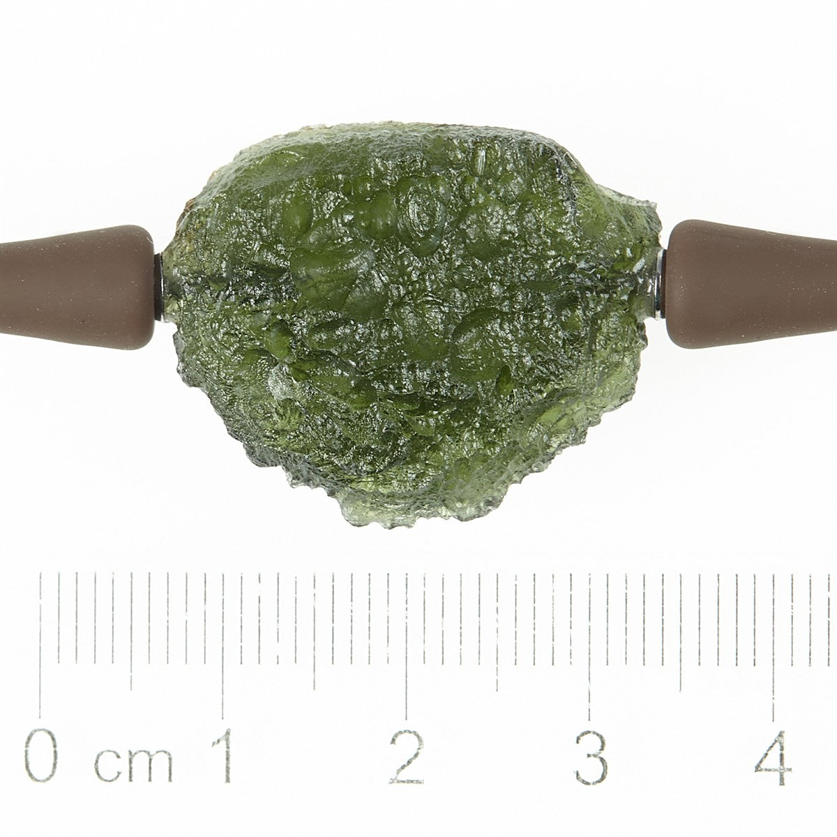Necklace with moldavite 11344