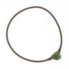 Necklace with moldavite 11350