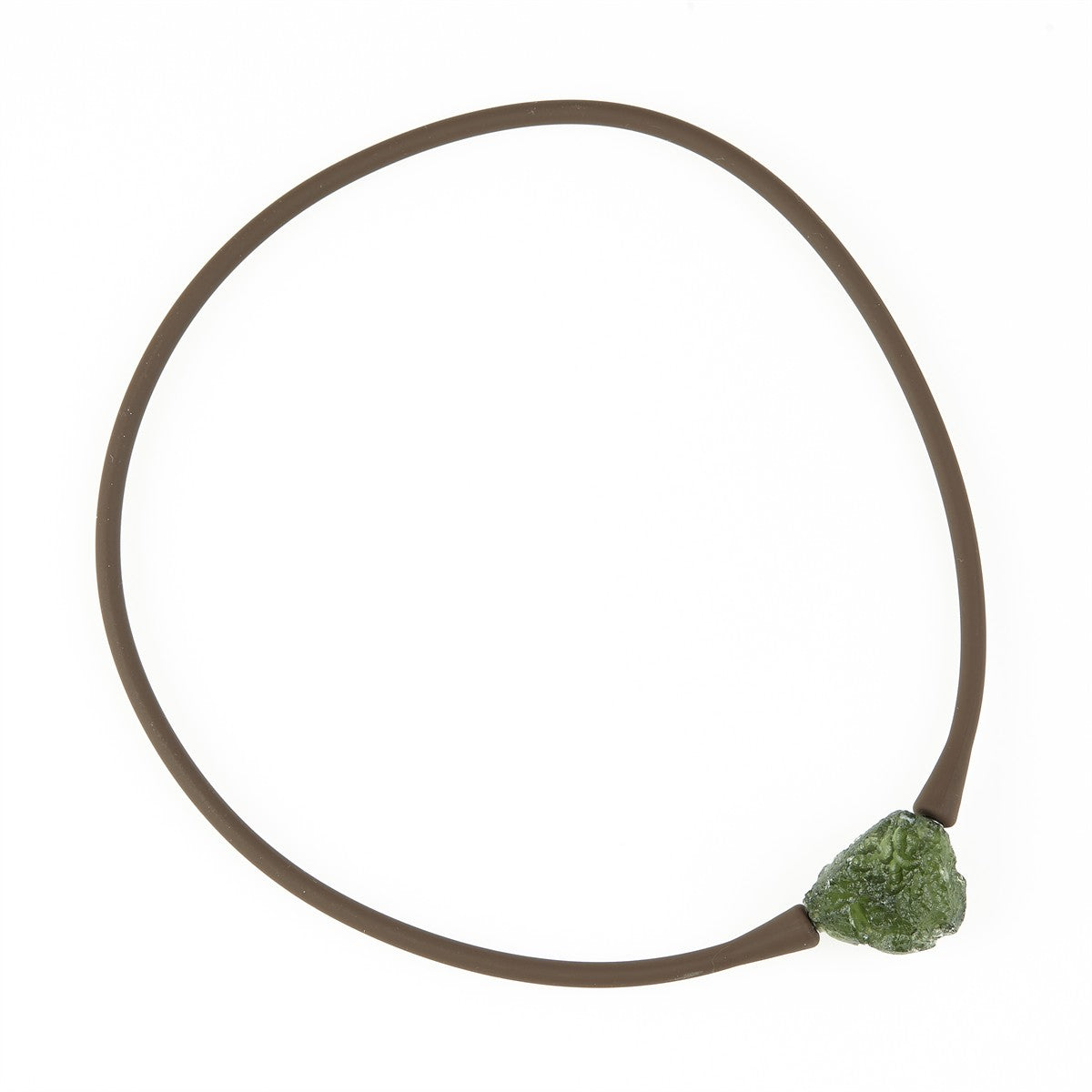 Necklace with moldavite 11350