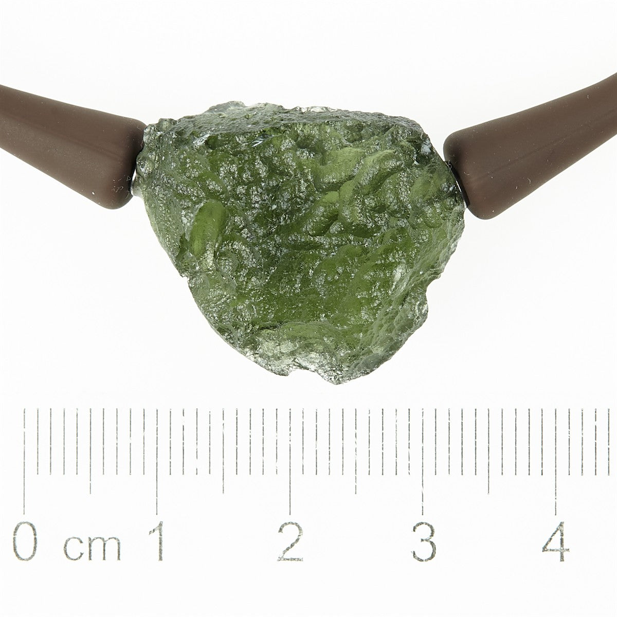 Necklace with moldavite 11350