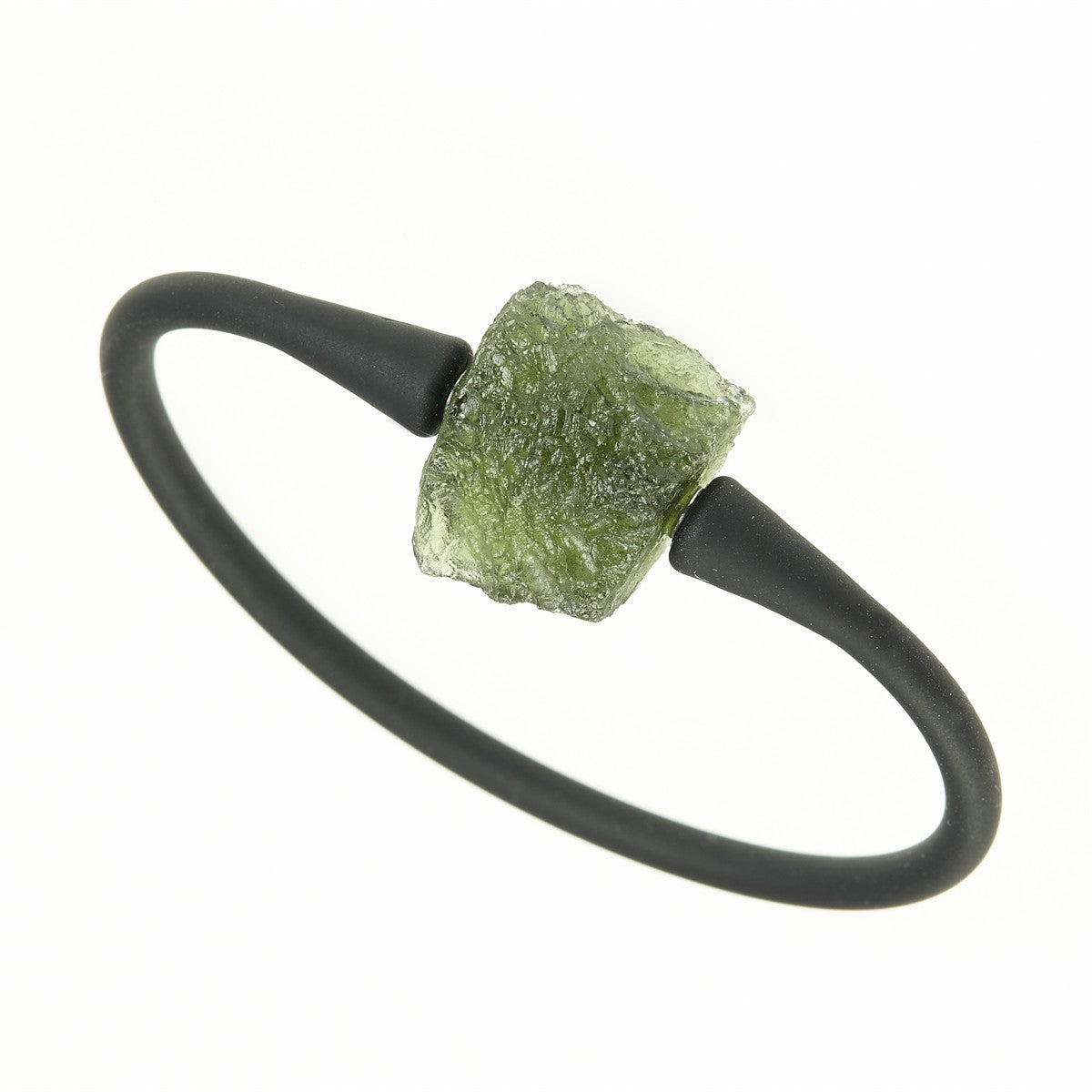 Bracelet with moldavite 11351