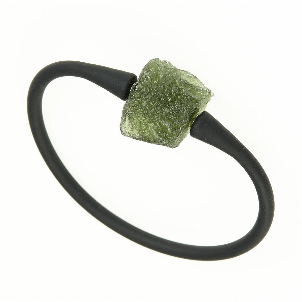Bracelet with moldavite 11351