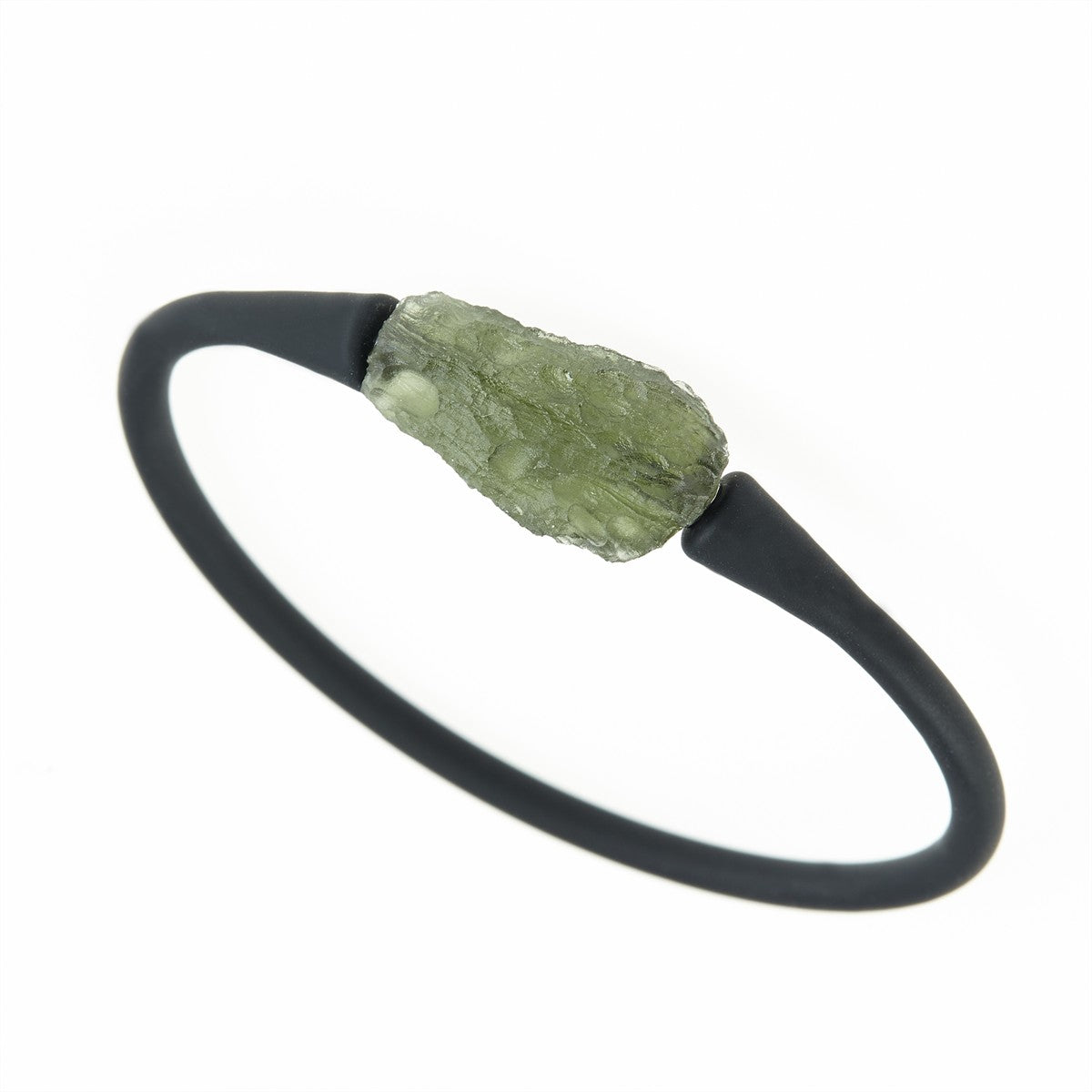 Bracelet with moldavite 11360