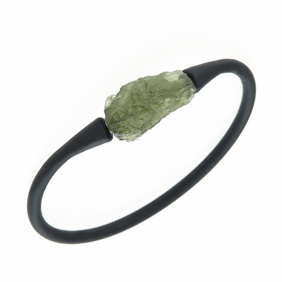 Bracelet with moldavite 11360