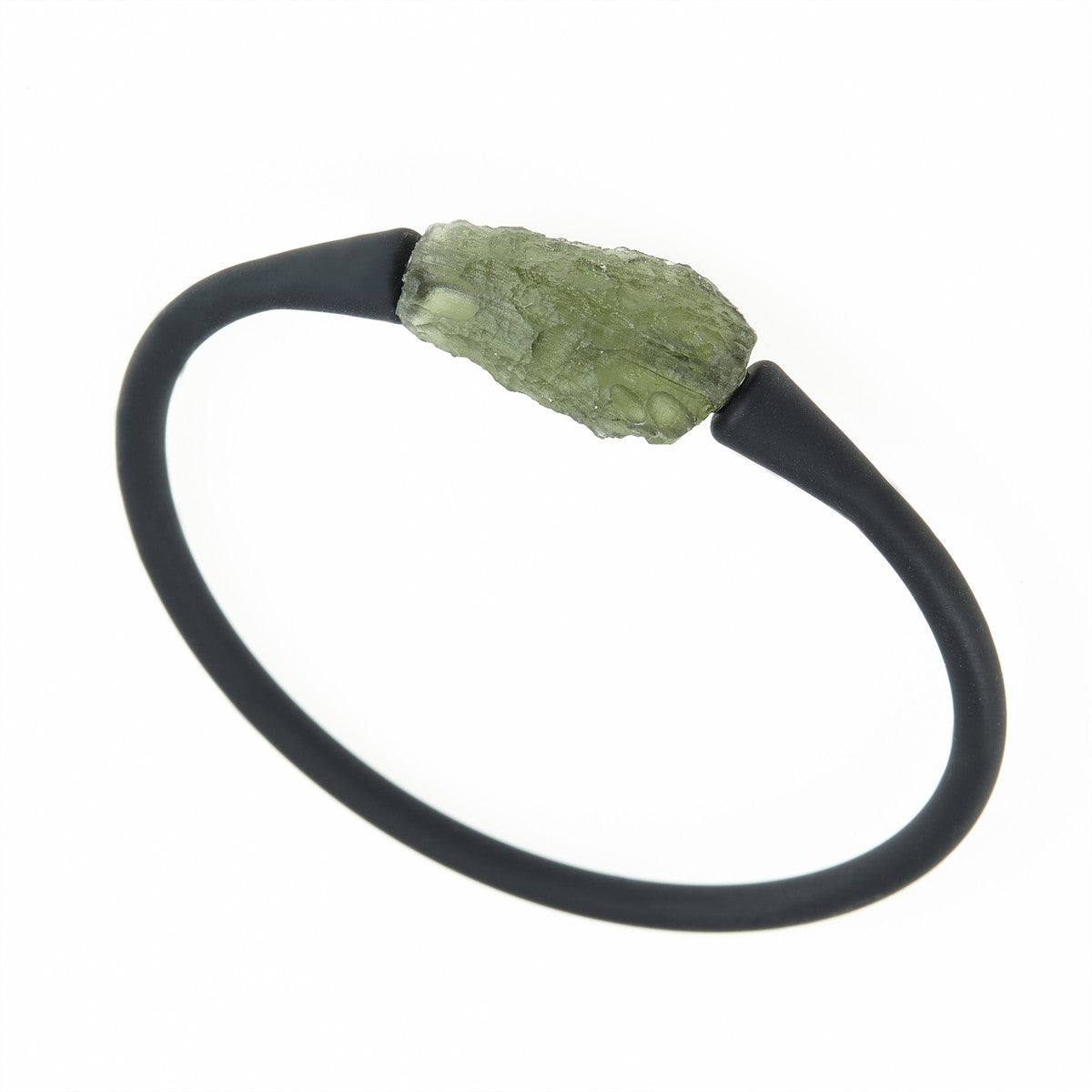 Bracelet with moldavite 11360