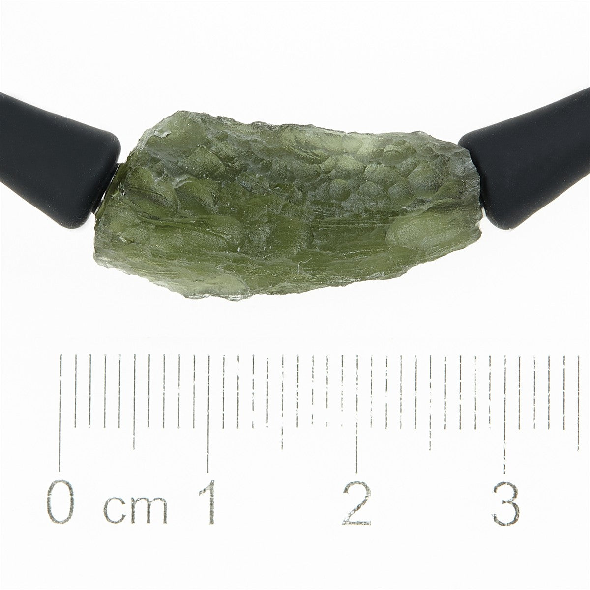 Bracelet with moldavite 11360