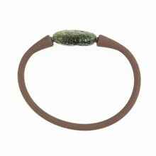 Bracelet with moldavite 11757