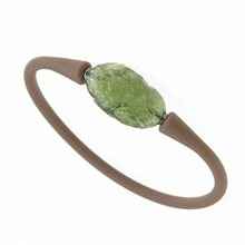Bracelet with moldavite 11757
