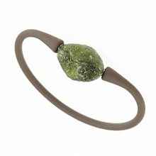Bracelet with moldavite 11758