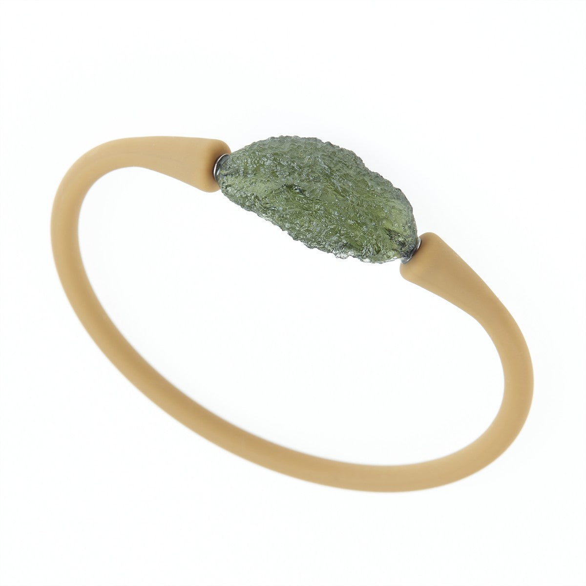 Bracelet with moldavite 11778