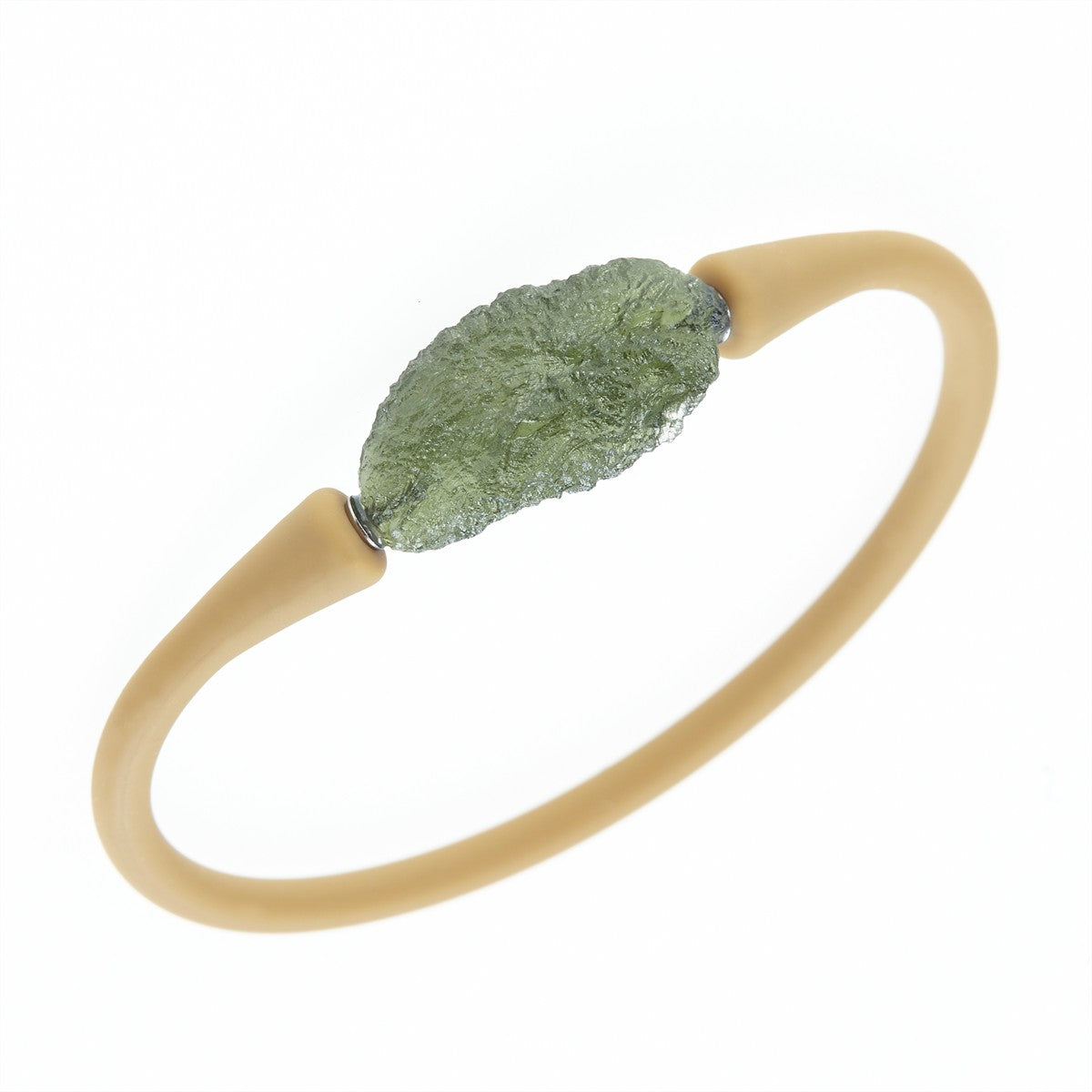 Bracelet with moldavite 11778