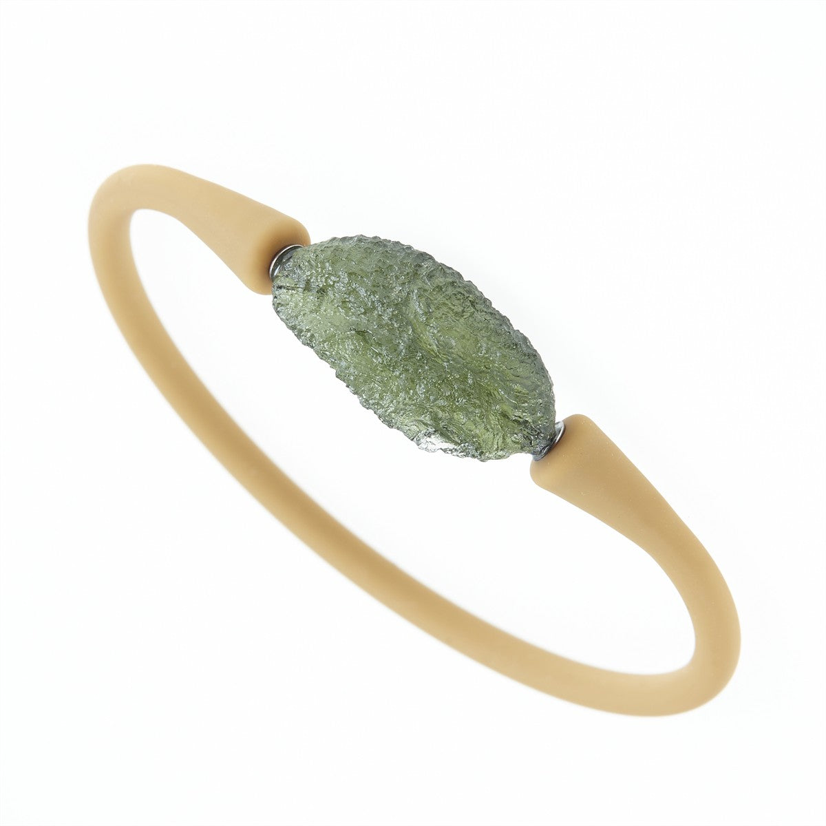 Bracelet with moldavite 11778