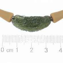Bracelet with moldavite 11778