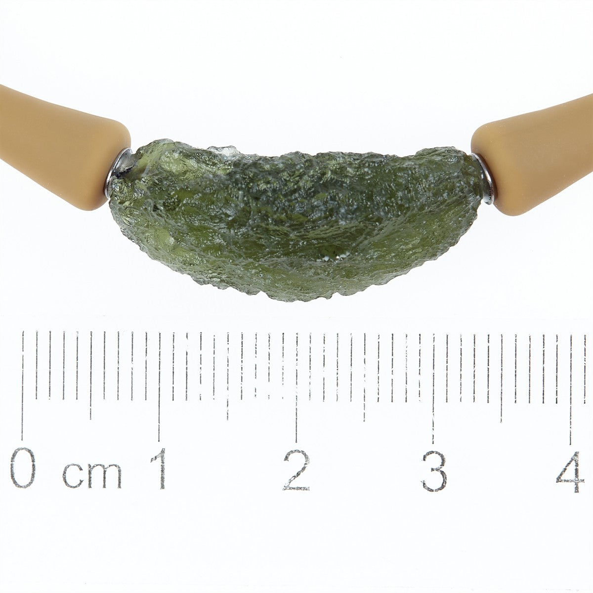 Bracelet with moldavite 11778