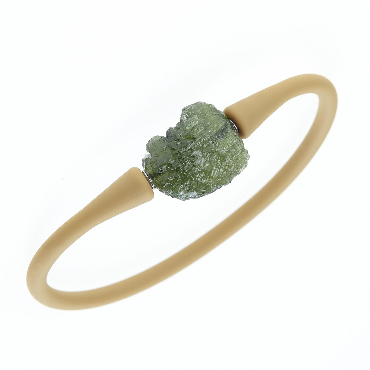 Bracelet with moldavite 11783