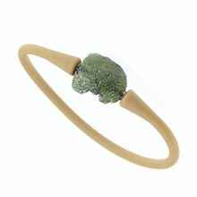 Bracelet with moldavite 11783