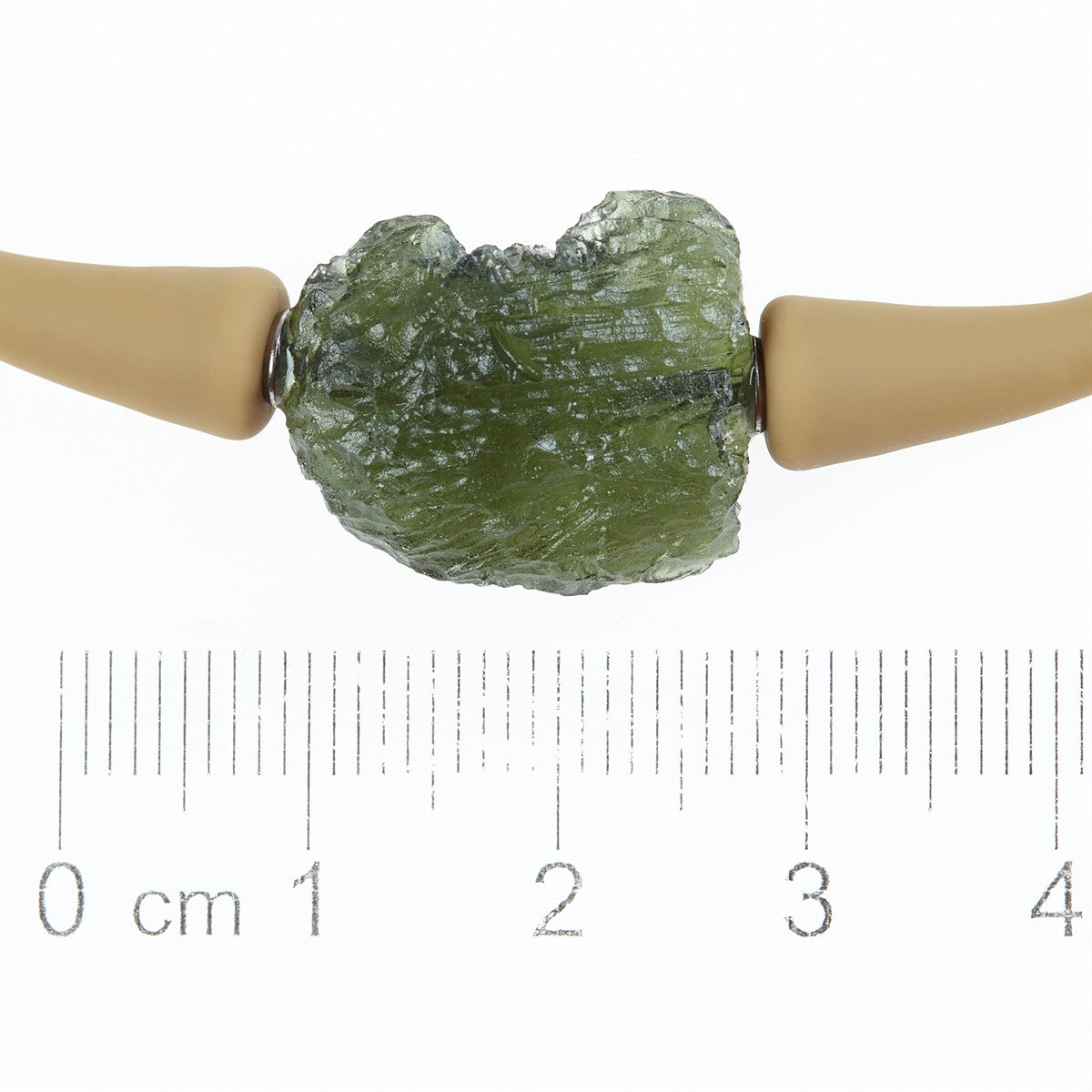 Bracelet with moldavite 11783