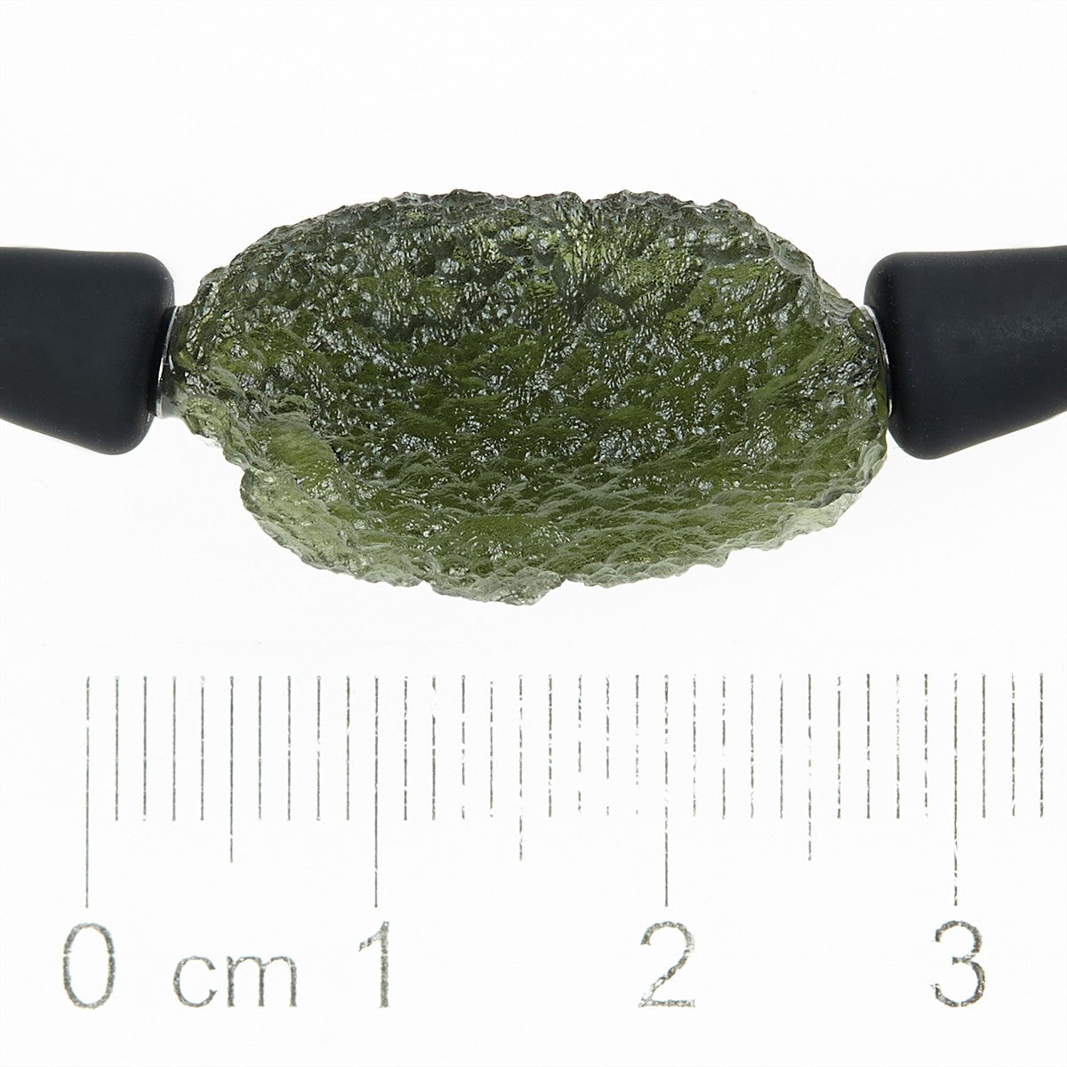 Bracelet with moldavite 11788