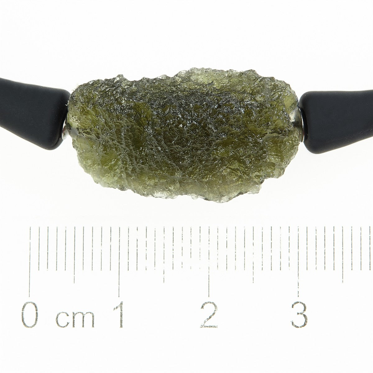 Bracelet with moldavite 11792