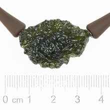 Necklace with moldavite 11825