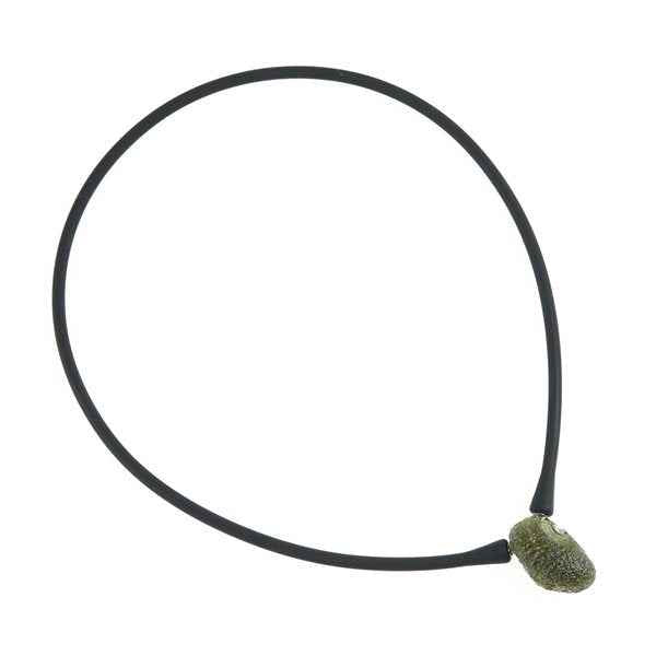 Necklace with moldavite 11828
