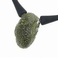 Necklace with moldavite 11828