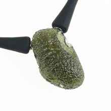 Necklace with moldavite 11828