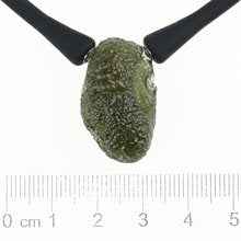 Necklace with moldavite 11828