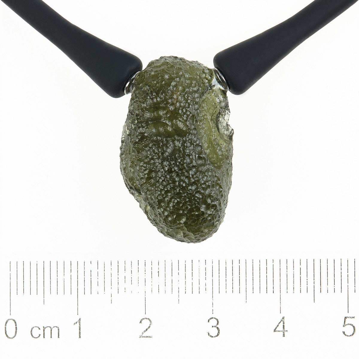 Necklace with moldavite 11828