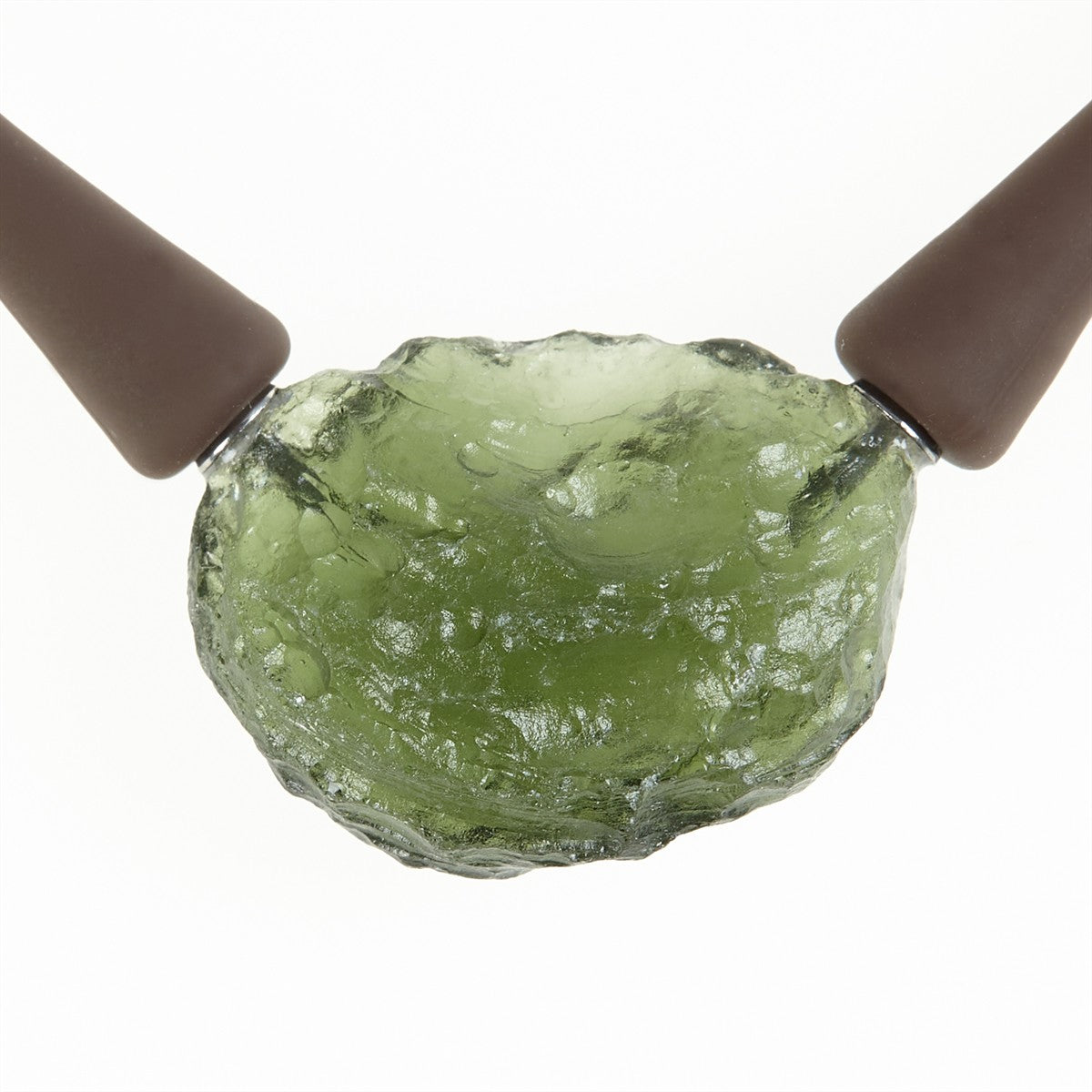 Necklace with moldavite MK12467