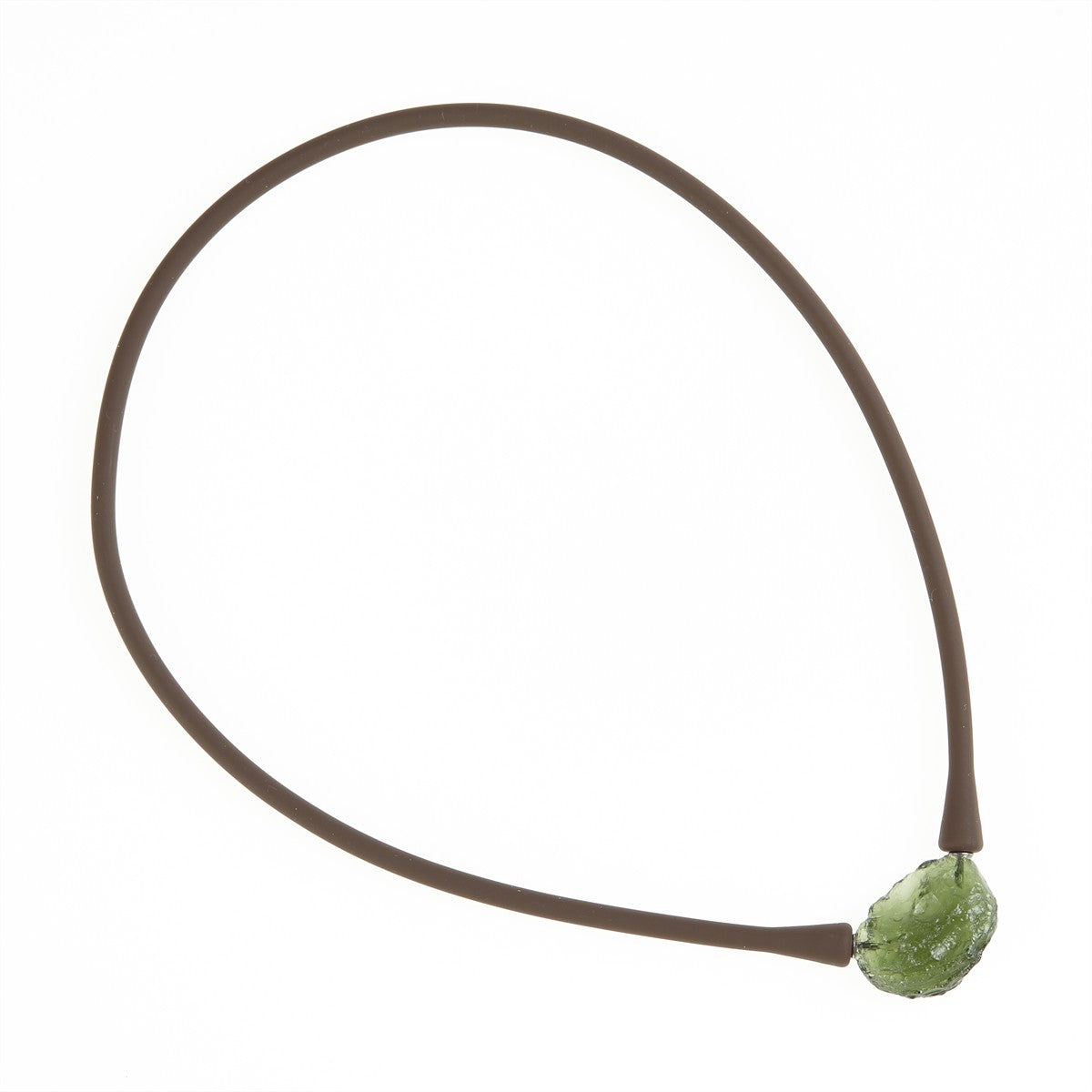 Necklace with moldavite MK12467
