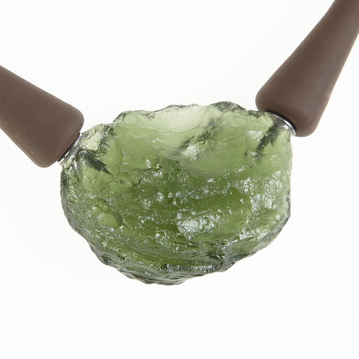 Necklace with moldavite MK12467