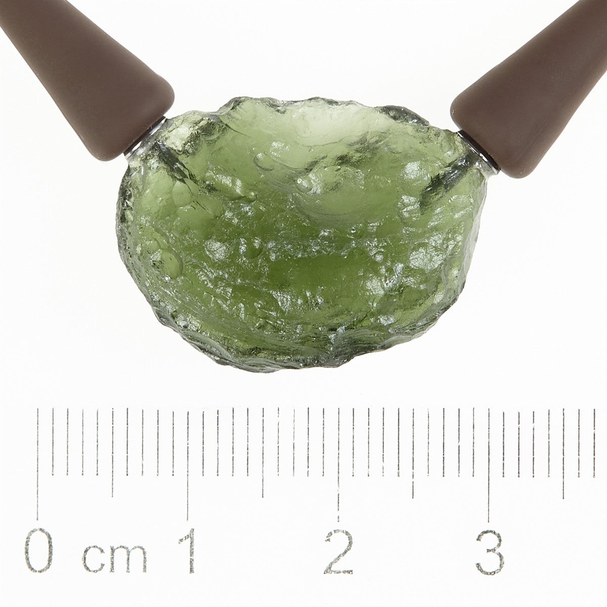 Necklace with moldavite MK12467