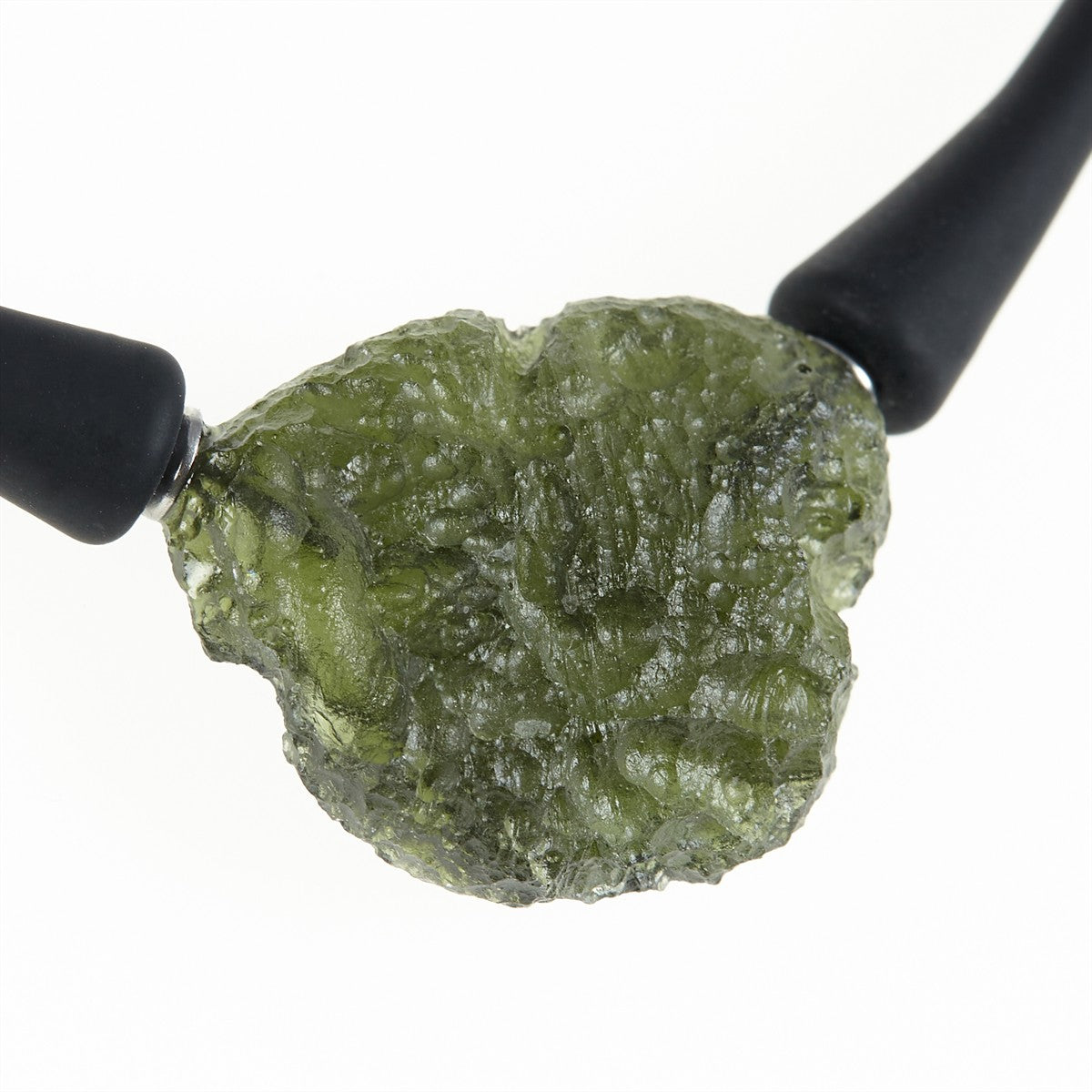 Necklace with moldavite MK12470