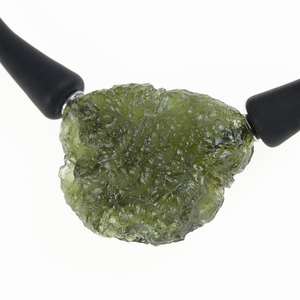 Necklace with moldavite MK12470