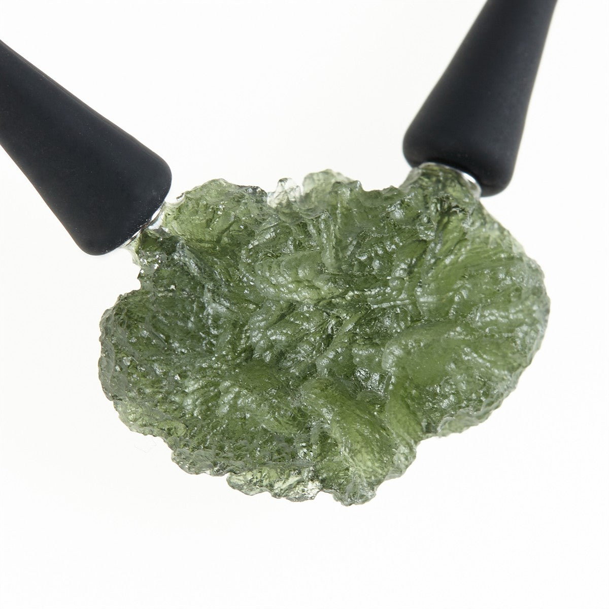 Necklace with moldavite MK12477