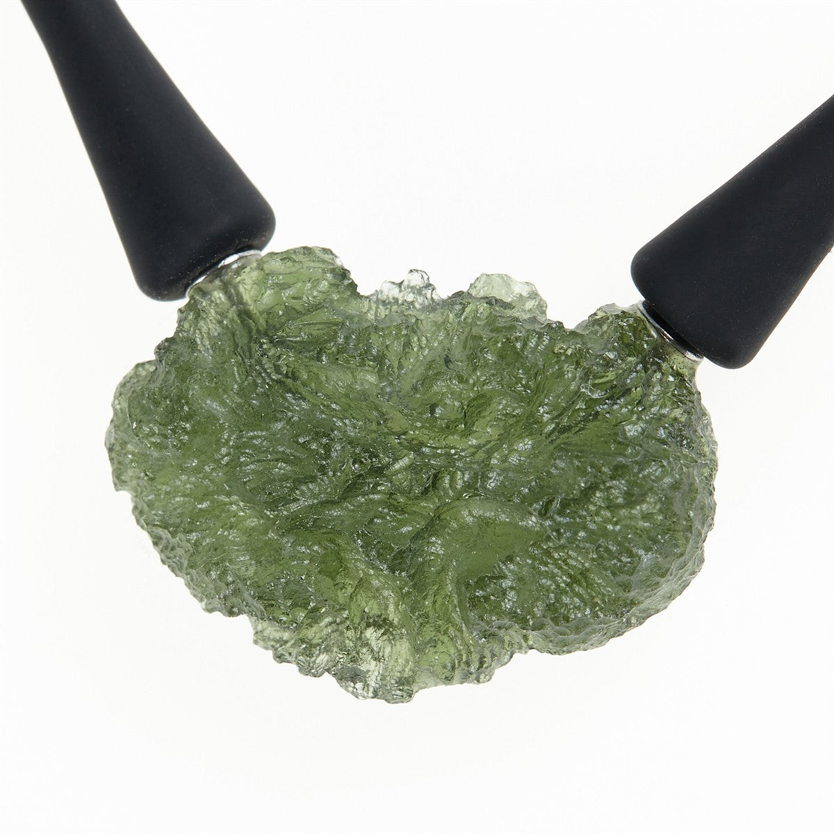 Necklace with moldavite MK12477