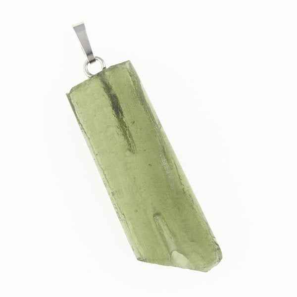Ciondolo in argento con codice moldavite 26-007