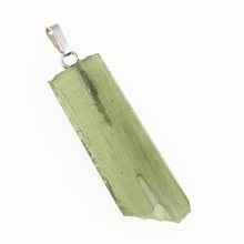 Ciondolo in argento con codice moldavite 26-007