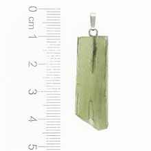 Ciondolo in argento con codice moldavite 26-007