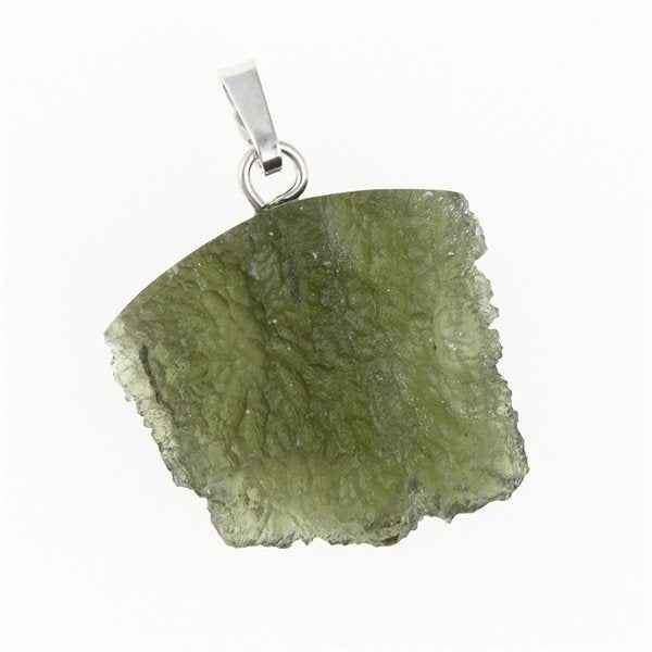 Ciondolo in argento con codice moldavite 26-012
