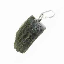 Ciondolo in argento con codice moldavite 26-012