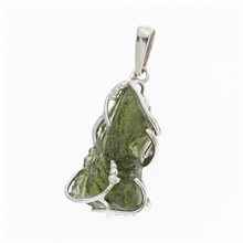 Ciondolo Argento con codice moldavite 10704