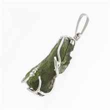 Ciondolo Argento con codice moldavite 10704