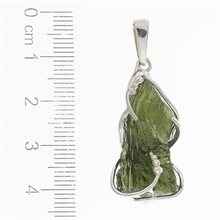 Ciondolo Argento con codice moldavite 10704