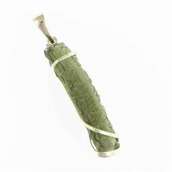 Ciondolo dorato con codice moldavite 26-004