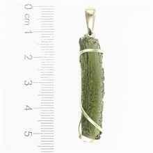 Ciondolo dorato con codice moldavite 26-004