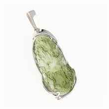 Ciondolo in argento con codice moldavite 26-147